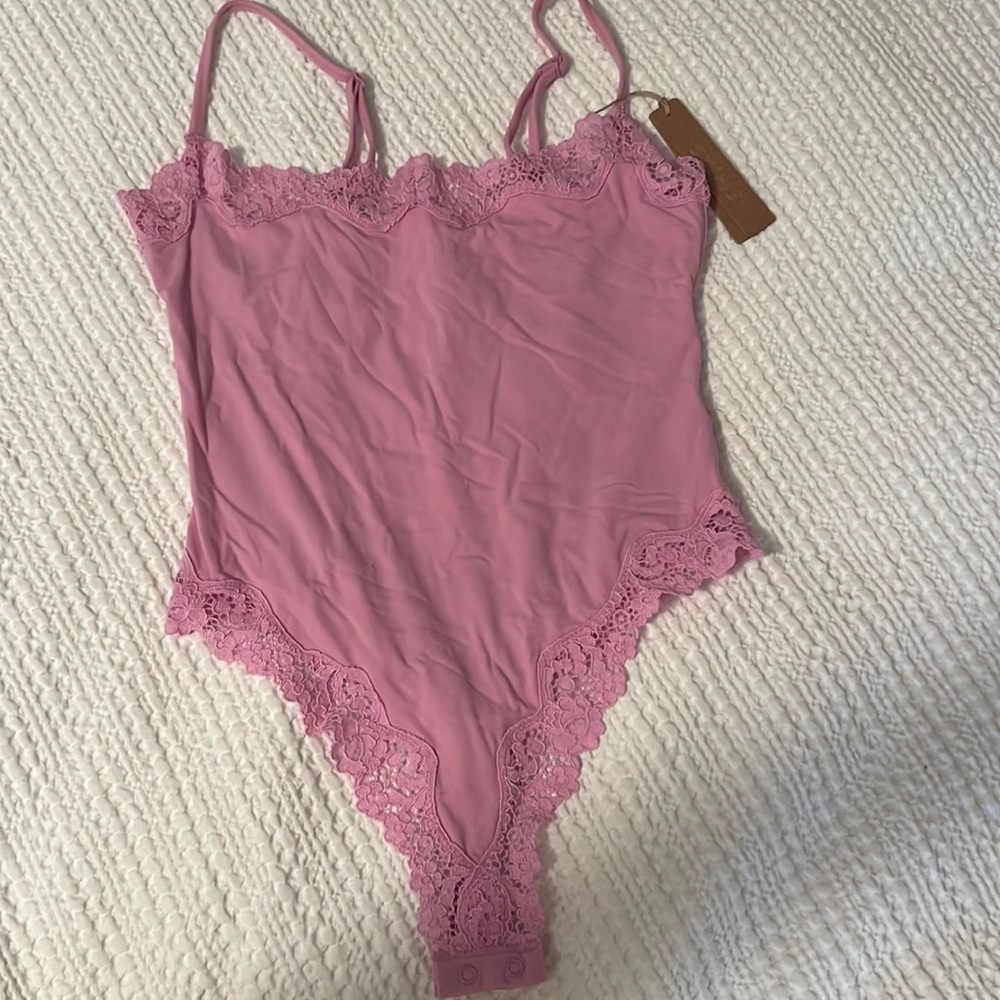 lace skims bodysuit